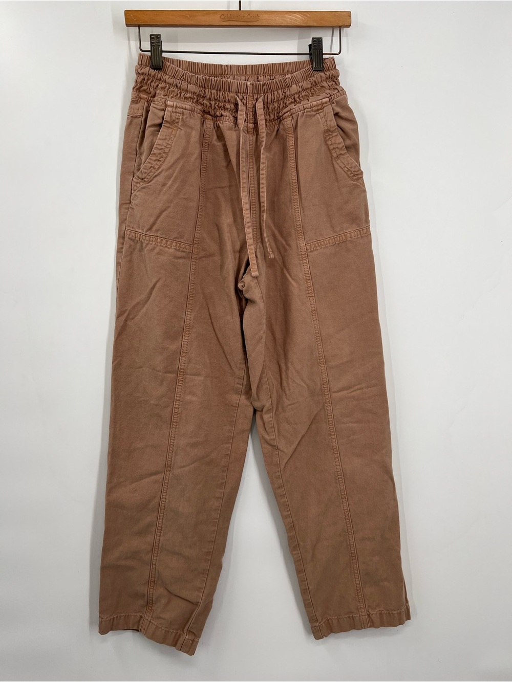 Aerie Brown High Rise Utility Pants Lounge Relaxed XS